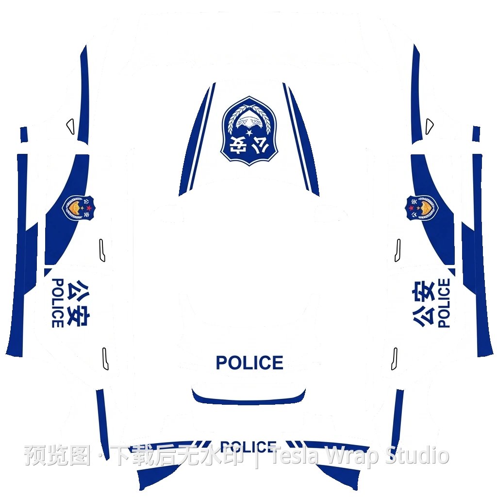 警车系列 8 - Model 3 (2024+) Standard & Premium