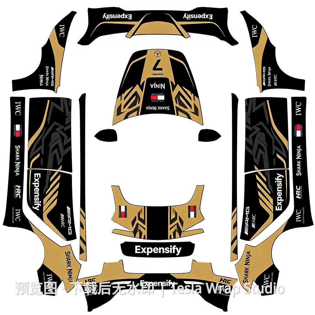 APXGP 外观模板 - Model 3 (2024+) Standard & Premium - Model 3 (2024+) Standard & Premium 特斯拉喷漆车间模板