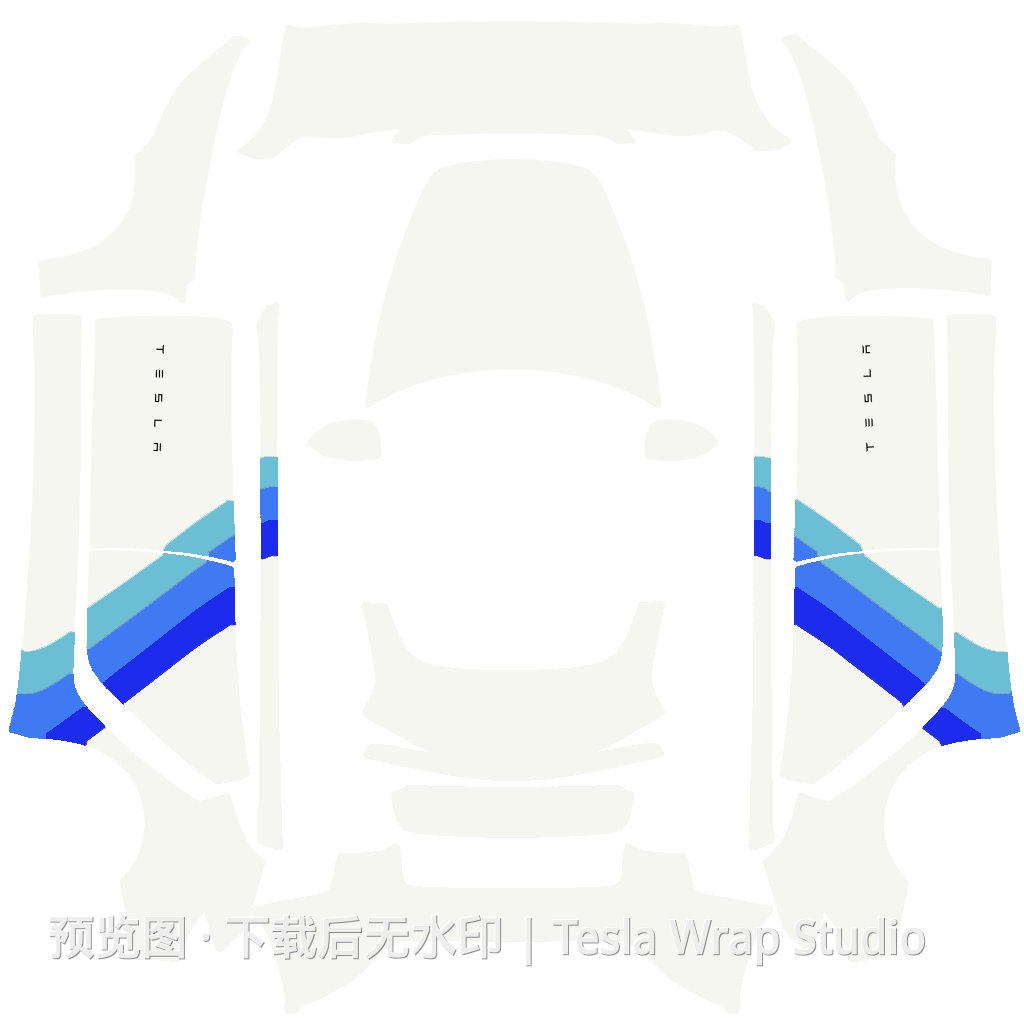 Model 3 (2024+) Standard & Premium 编号 #5626 自定义模板 - Model 3 (2024+) Standard & Premium 特斯拉喷漆车间模板