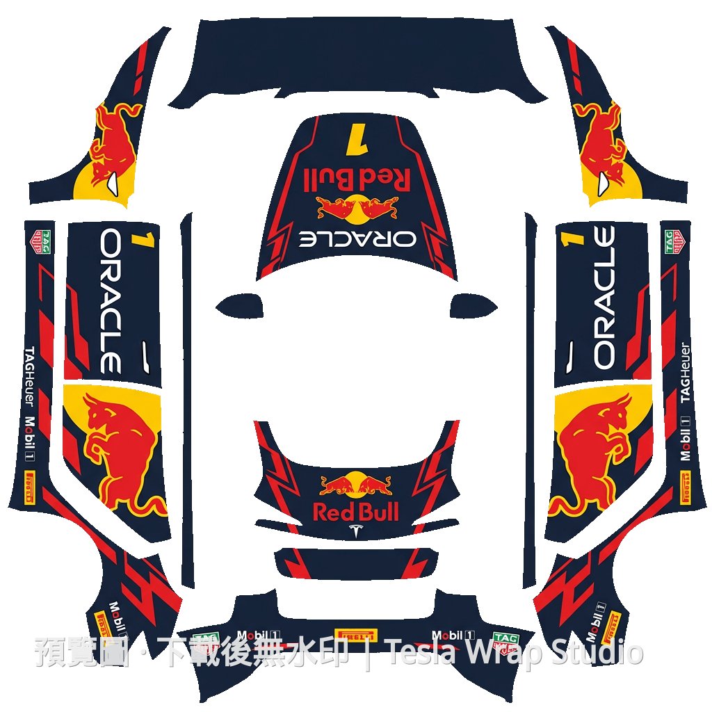 紅牛主題 - Model 3 (2024+) Standard & Premium