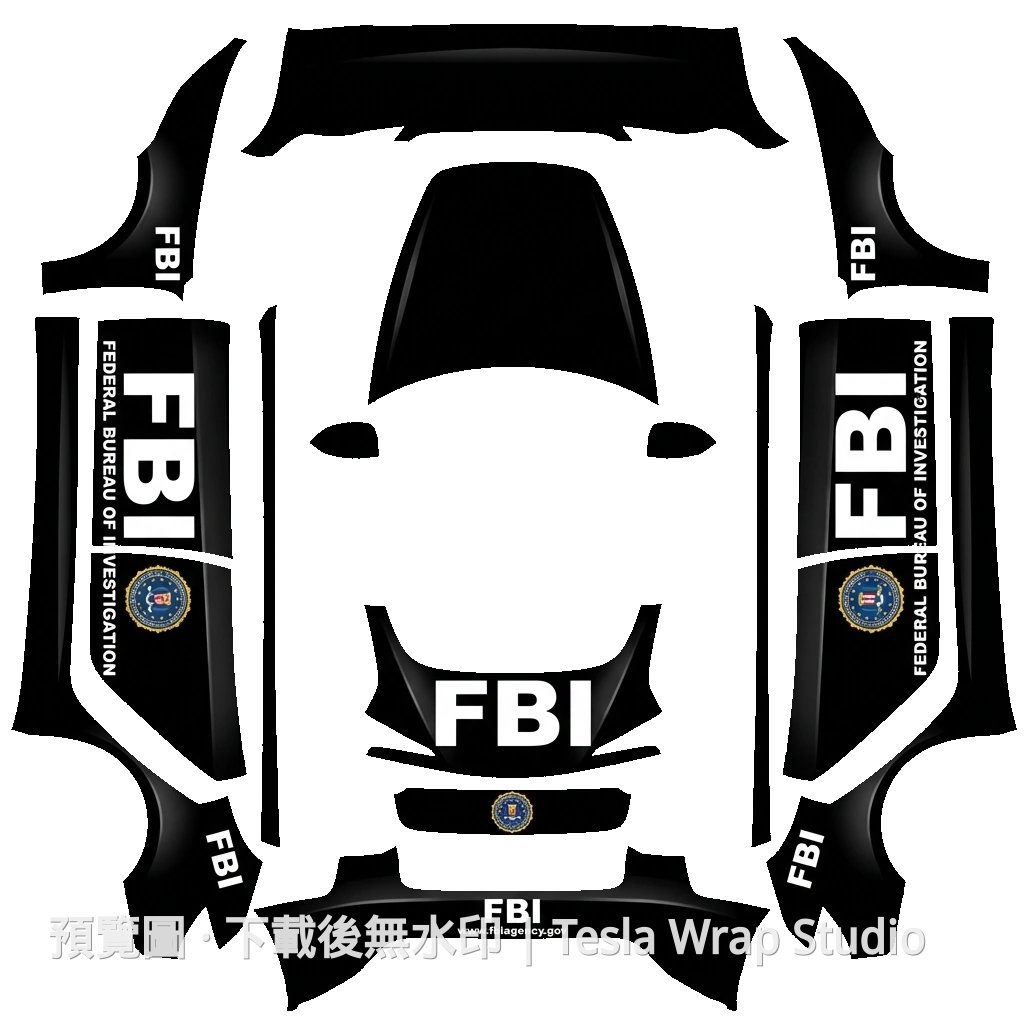 警車系列 1 - Model 3 (2024+) Standard & Premium