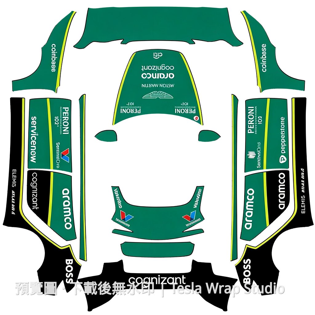 經典賽車塗裝 7 - Model 3 (2024+) Standard & Premium