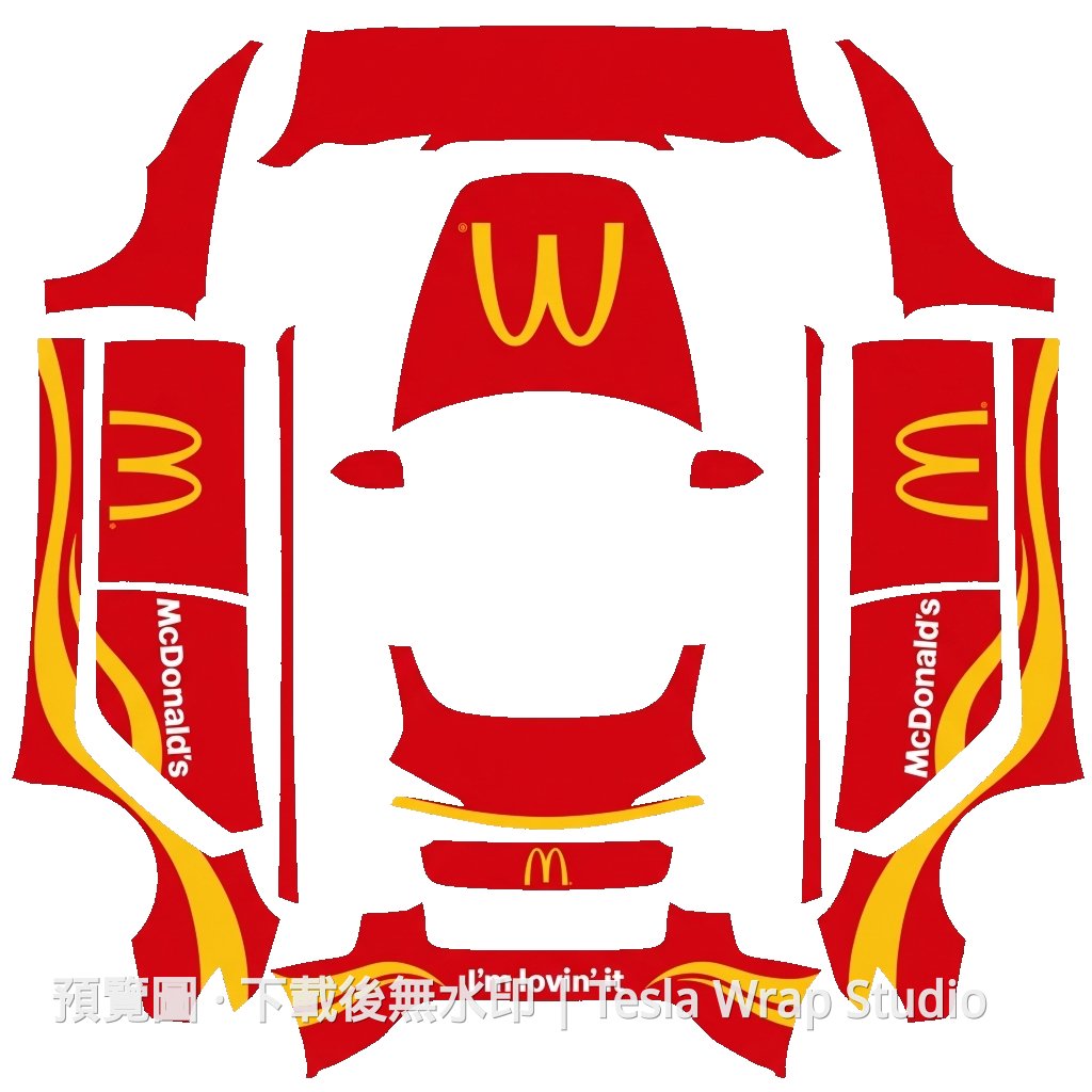 McDonald's 麥當勞主題 - Model 3 (2024+) Standard & Premium