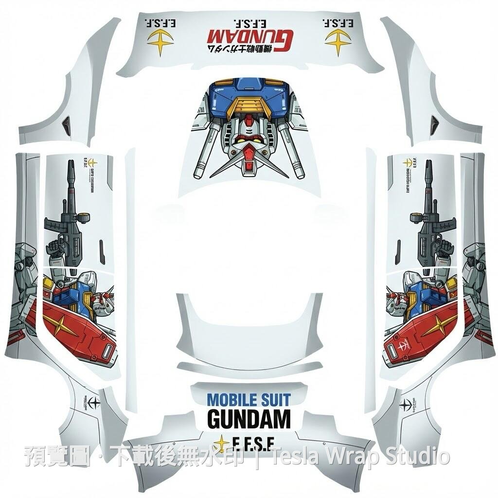 Model 3 (2024+) Standard & Premium 編號 #9731 自訂範本