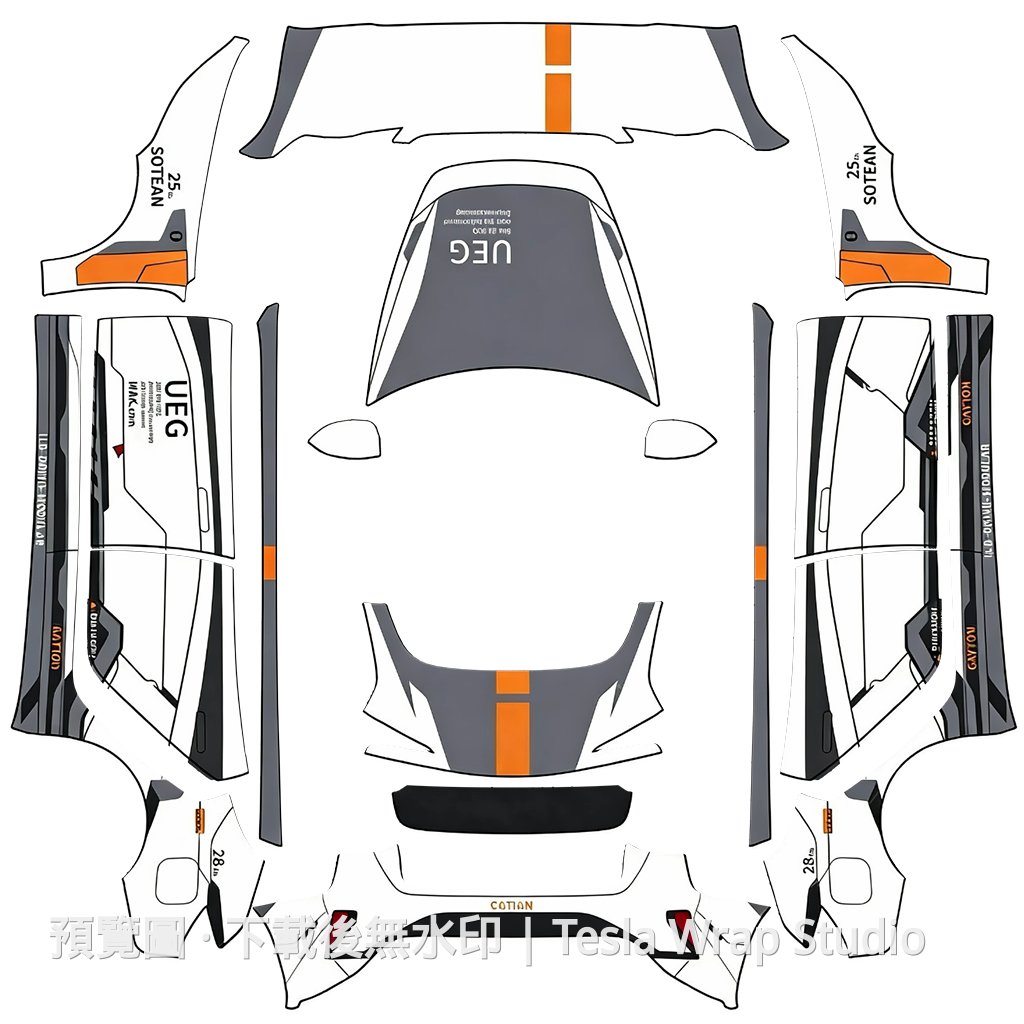 流浪地球工程車主題 - Model 3 (2024+) Standard & Premium
