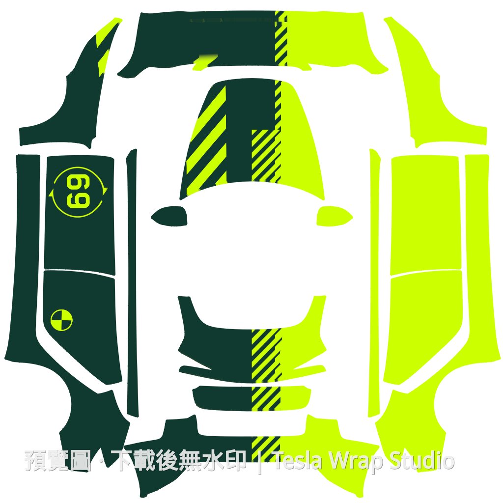 Model 3 (2024+) Standard & Premium 編號 #4762 自訂範本