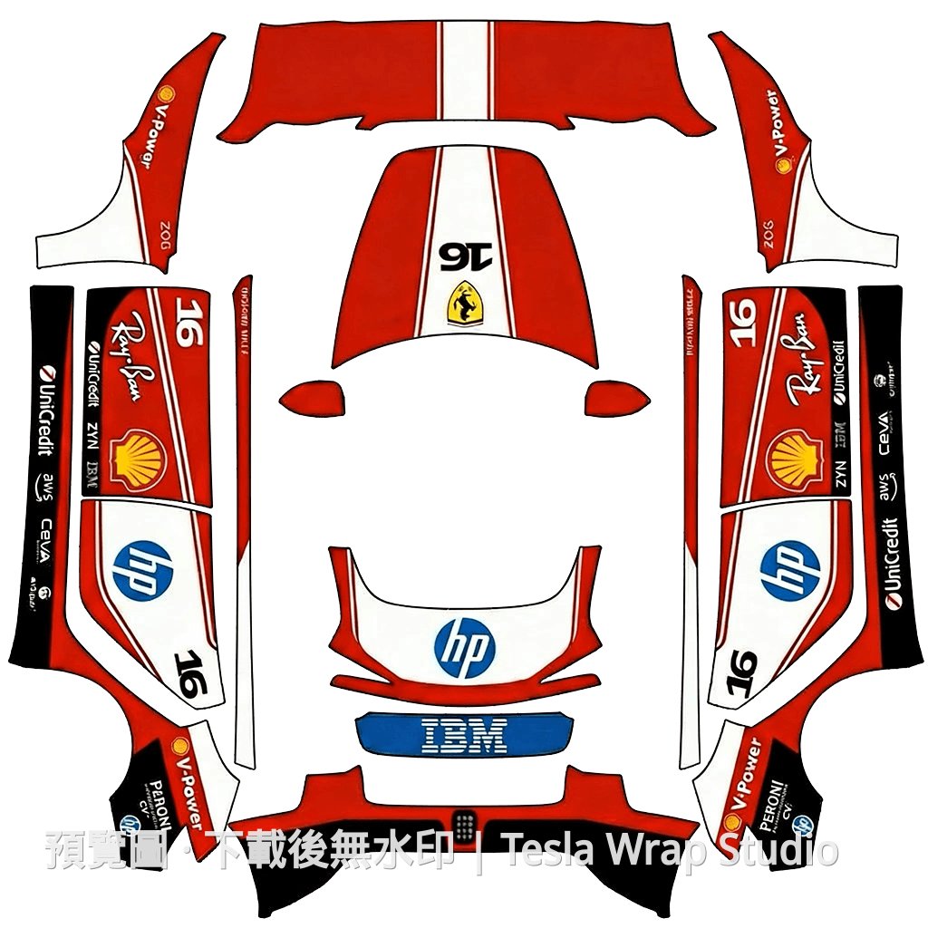 Ferrari 鐵佛寺外觀 - Model 3 (2024+) Standard & Premium
