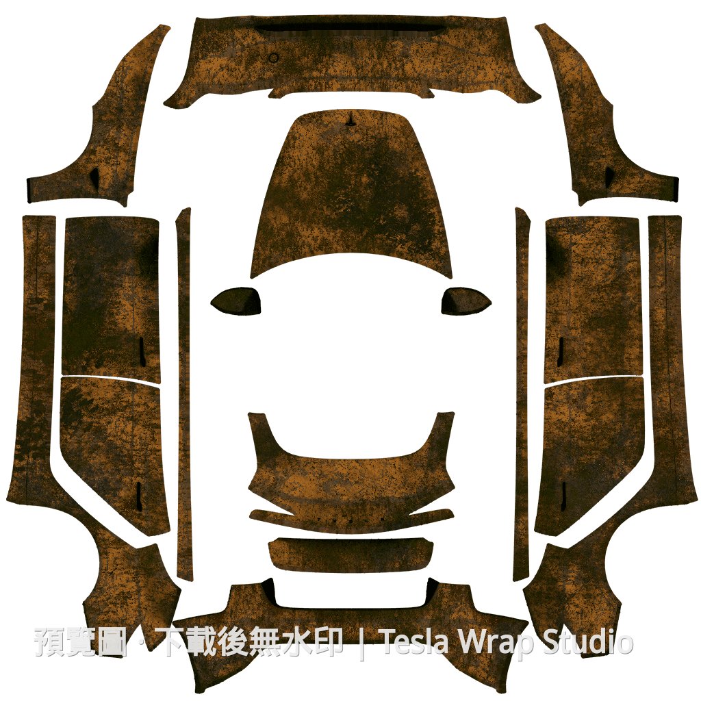 Model 3 (2024+) Standard & Premium 編號 #1681 自訂範本