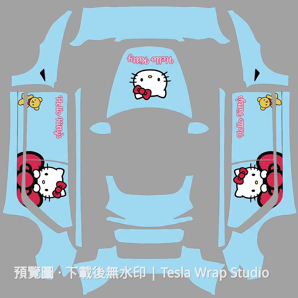 哈囉KT主題 - Model 3 (2024+) Standard & Premium
