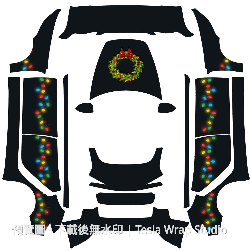 Model 3 (2024+) Standard & Premium 編號 #7864 自訂範本