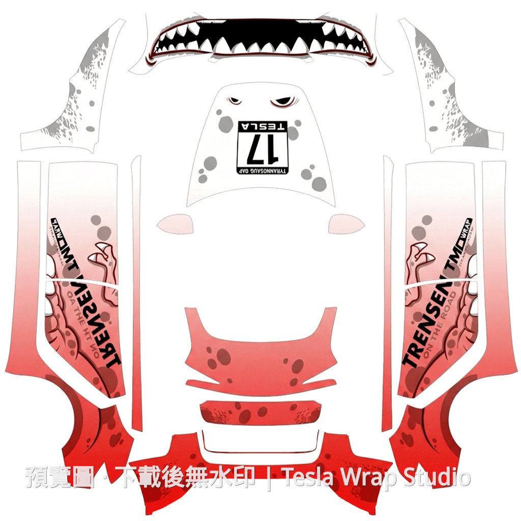 霸王龍系列塗裝 1 - Model 3 (2024+) Standard & Premium