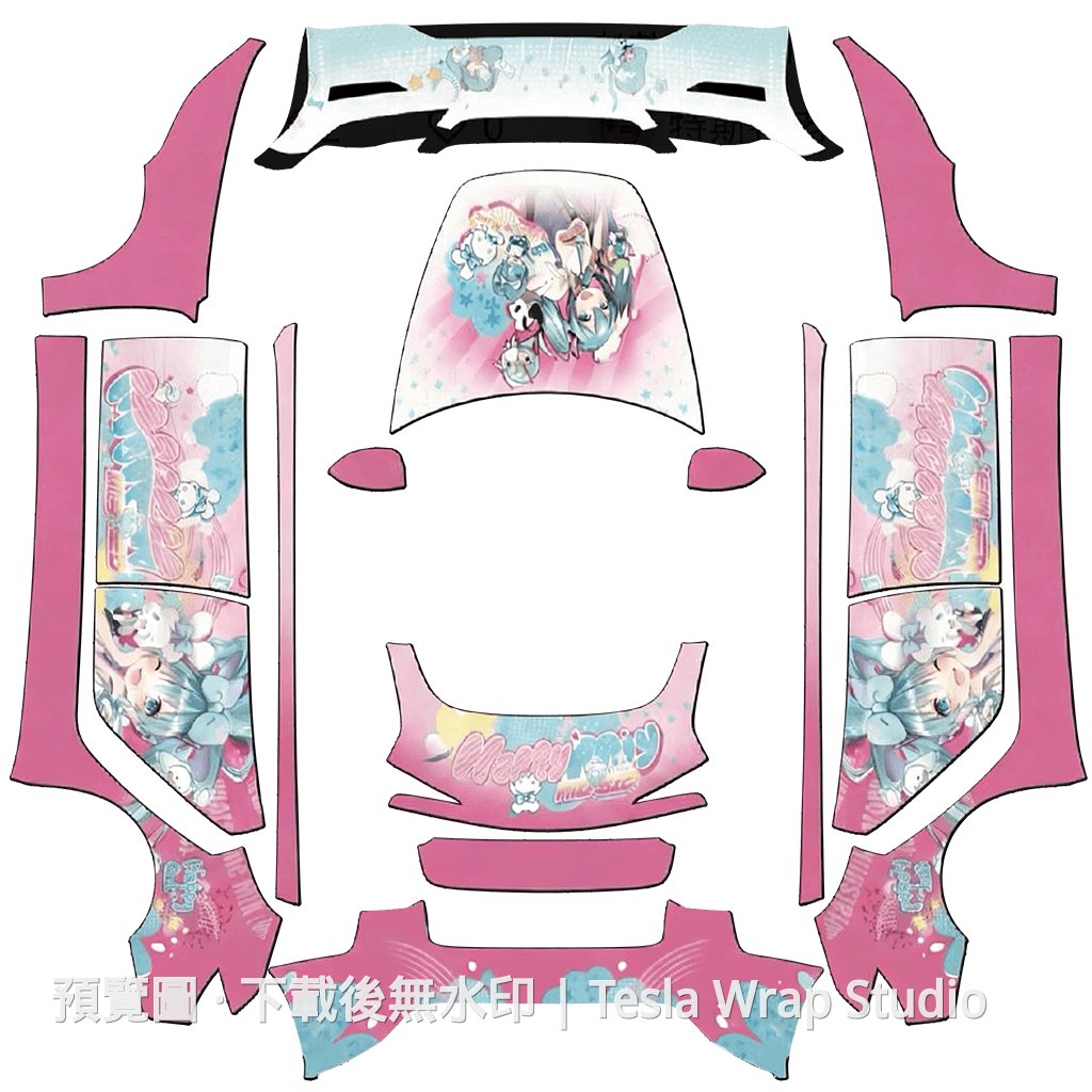 精品塗裝 2 - Model 3 (2024+) Standard & Premium