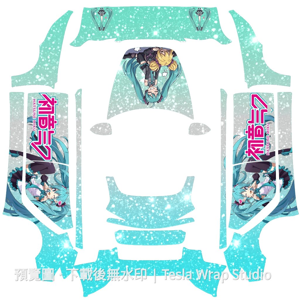 初音未來主題 - Model 3 (2024+) Standard & Premium