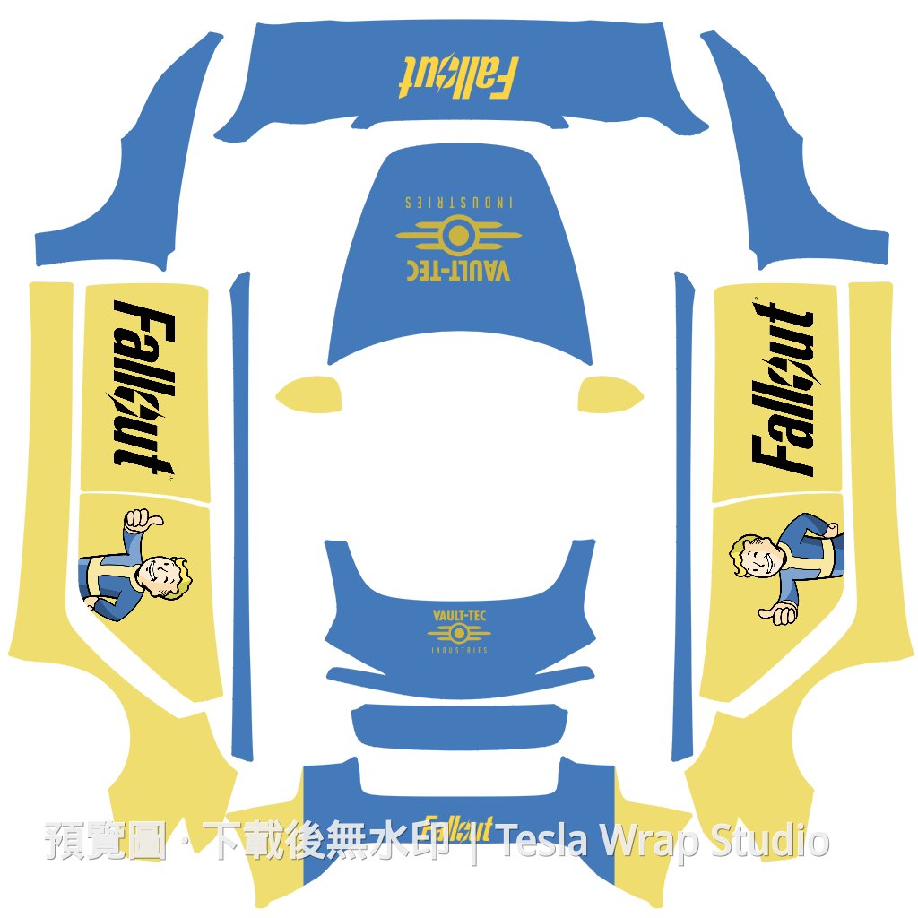 Model 3 (2024+) Standard & Premium 編號 #7475 自訂範本