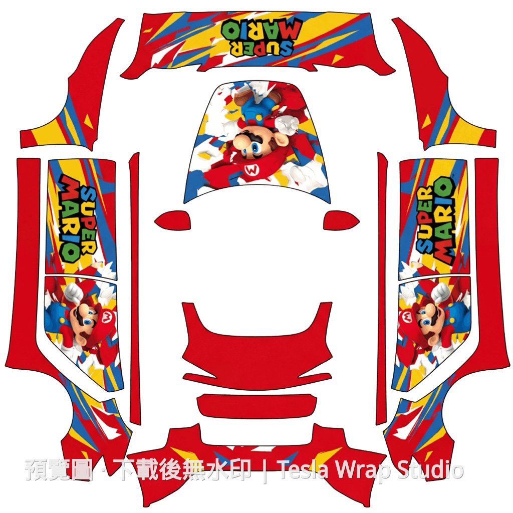 煥新版 Model 3 Mario 外觀 - Model 3 (2024+) Standard & Premium