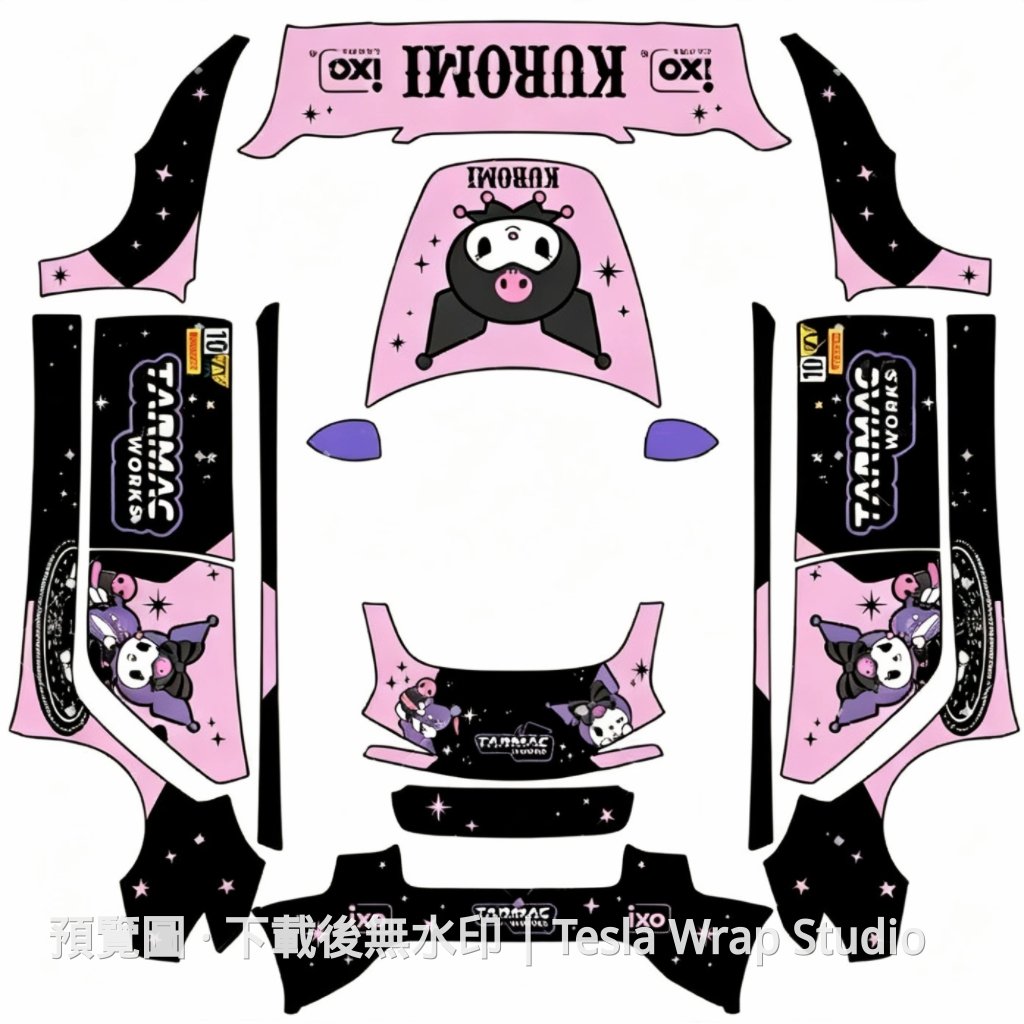 酷洛米塗裝 1 - Model 3 (2024+) Standard & Premium