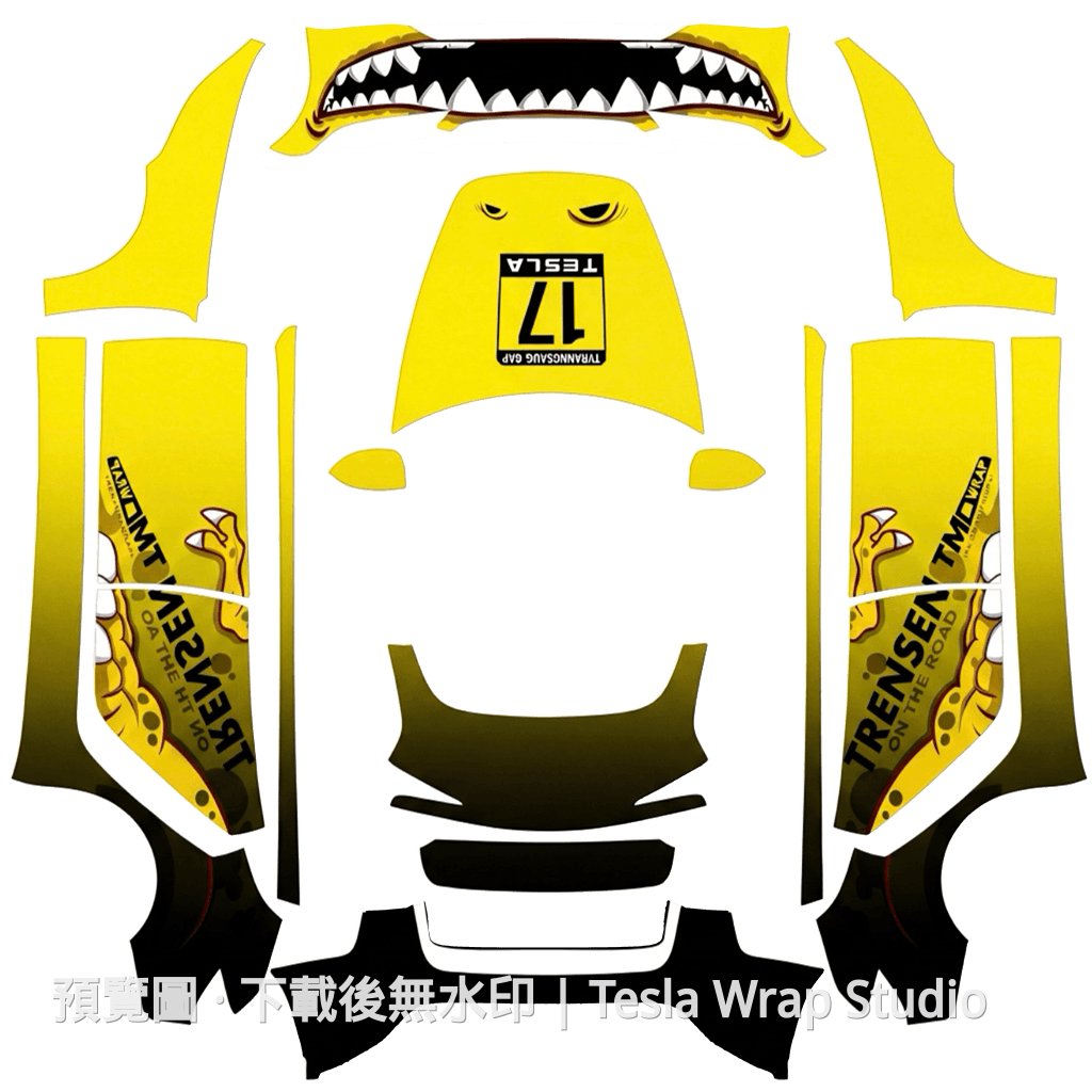 霸王龍系列塗裝 4 - Model 3 (2024+) Standard & Premium