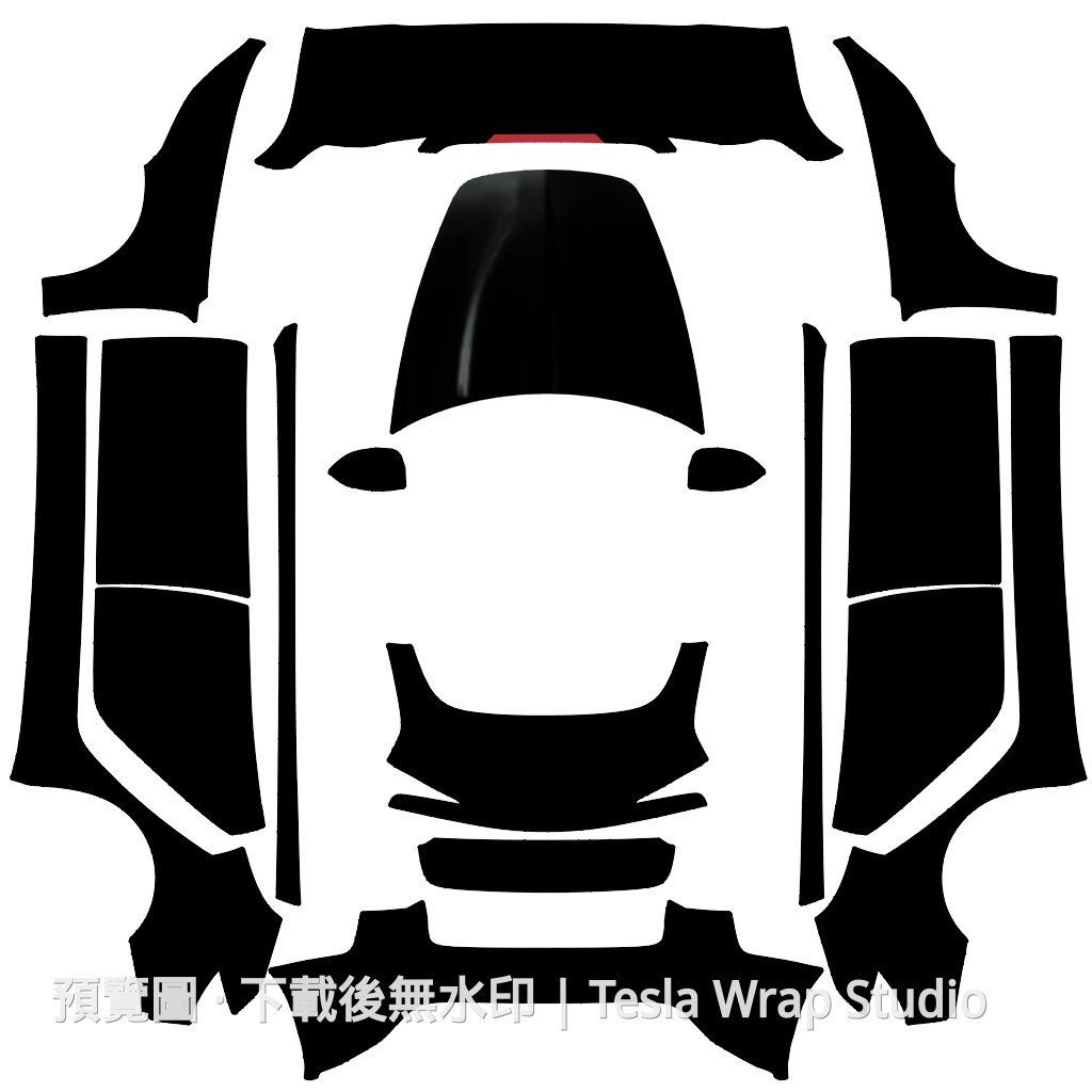Model 3 (2024+) Standard & Premium 編號 #7365 自訂範本