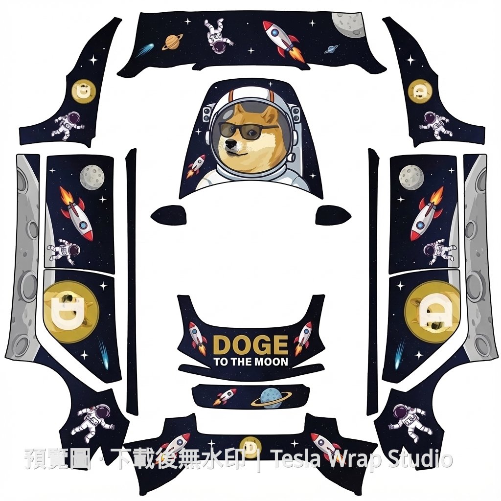 019 Model 3 車體外觀範本