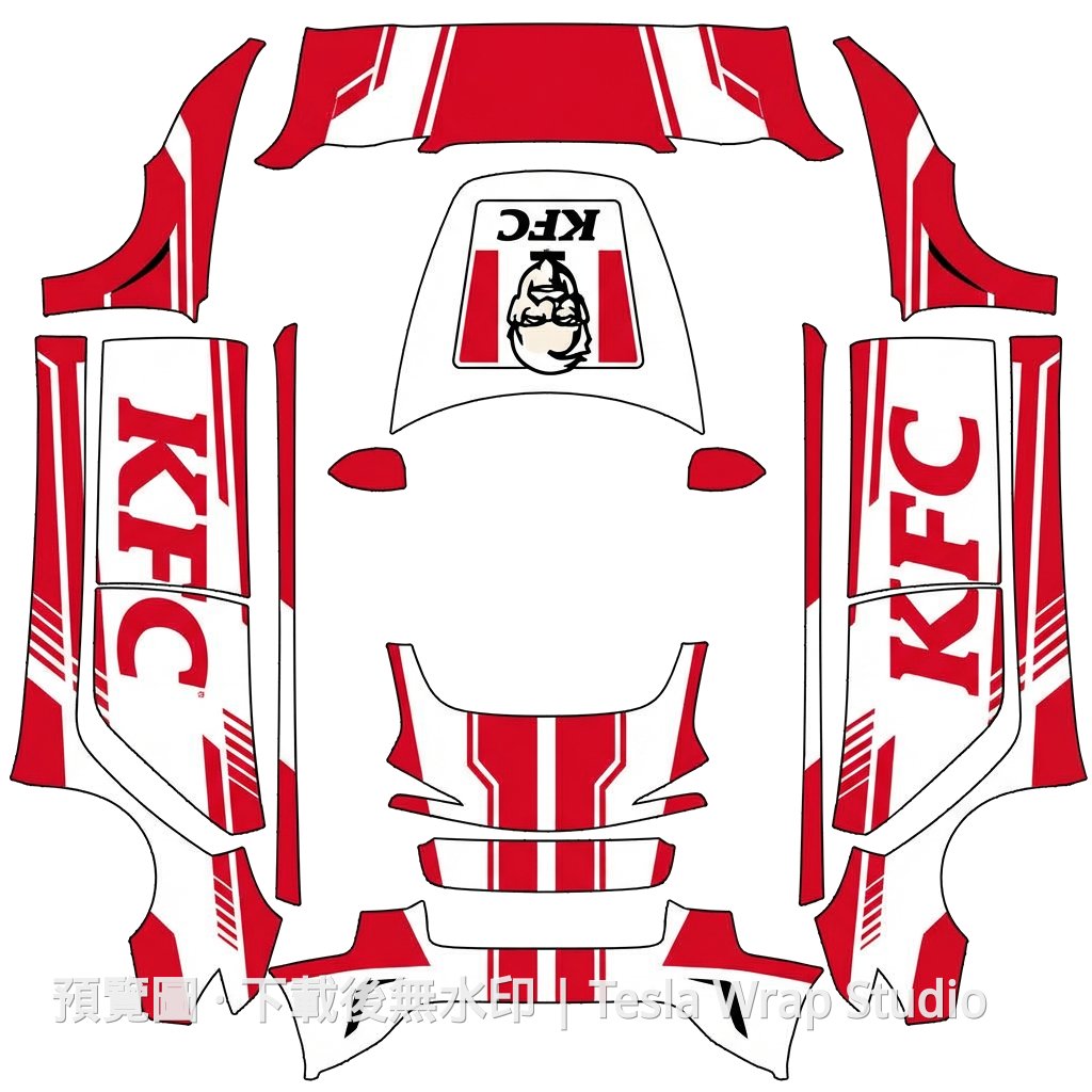KFC 主題 - Model 3 (2024+) Standard & Premium