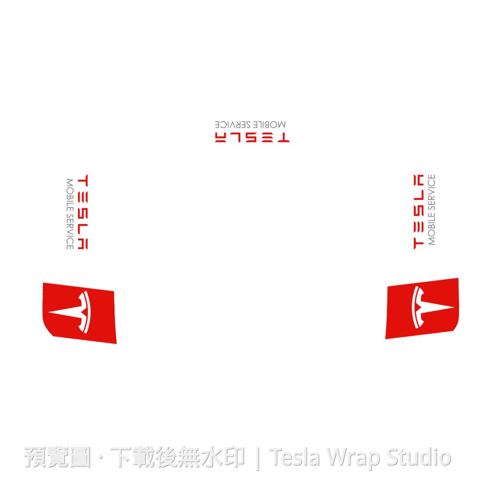 Model 3 (2024+) Standard & Premium 編號 #3530 自訂範本