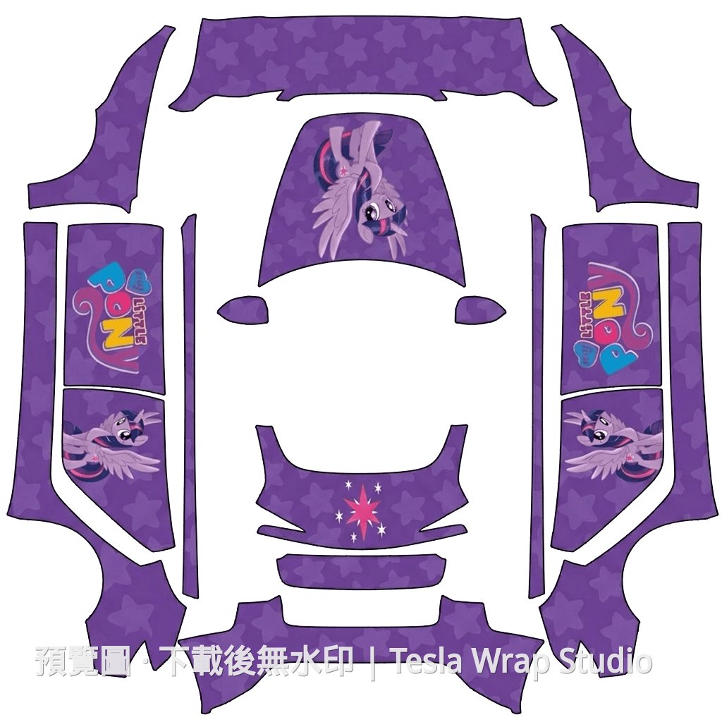 彩虹小馬魔法 1 - Model 3 (2024+) Standard & Premium