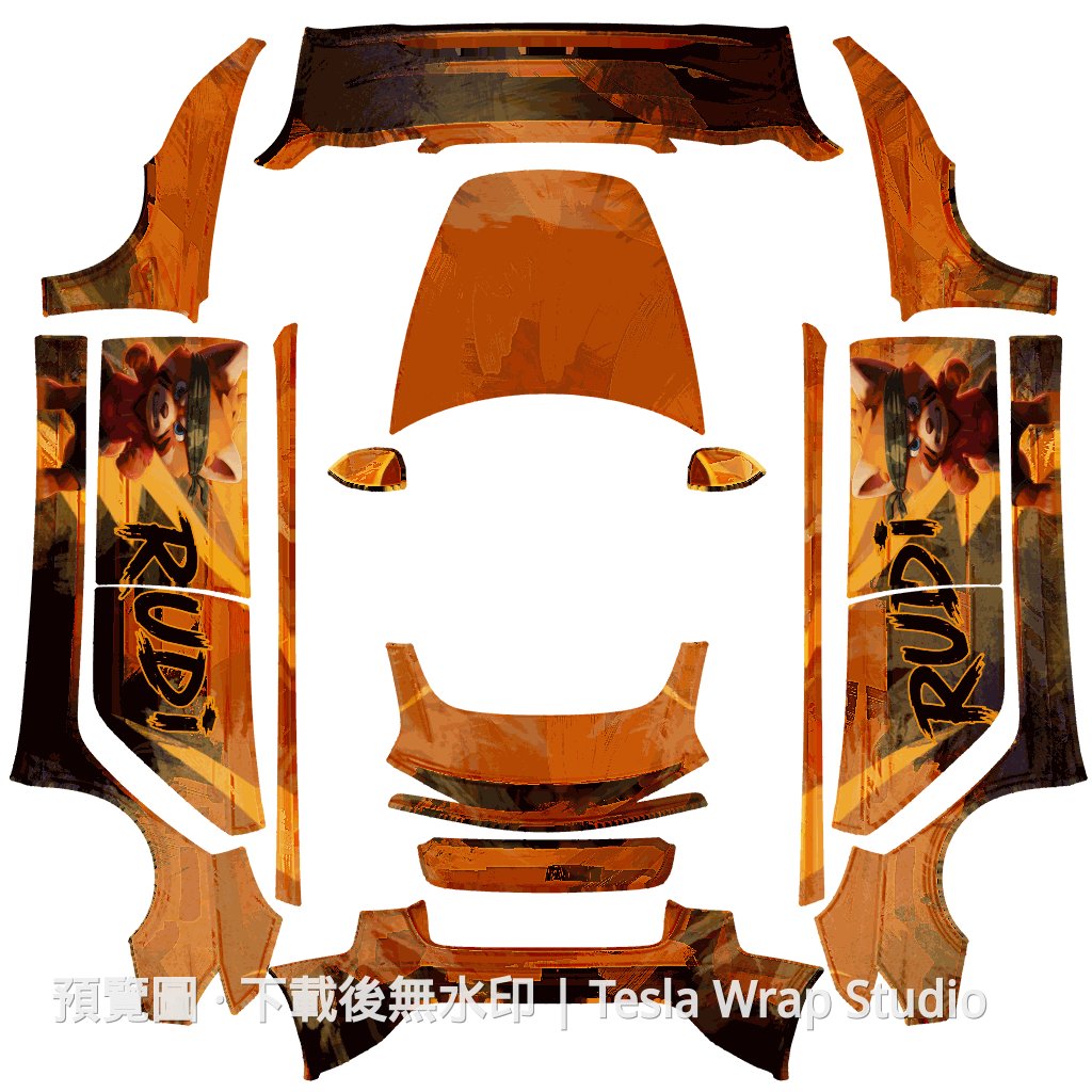 Model 3 (2024+) Standard & Premium 編號 #7192 自訂範本