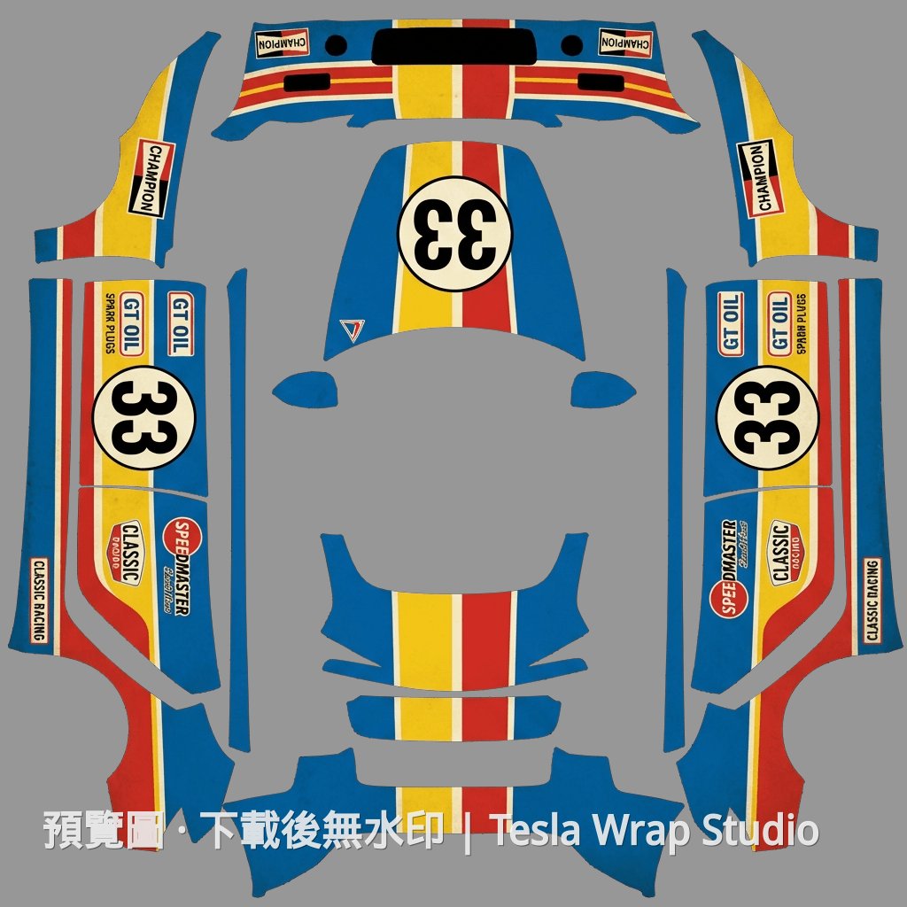 經典競速主題 - Model 3 (2024+) Standard & Premium