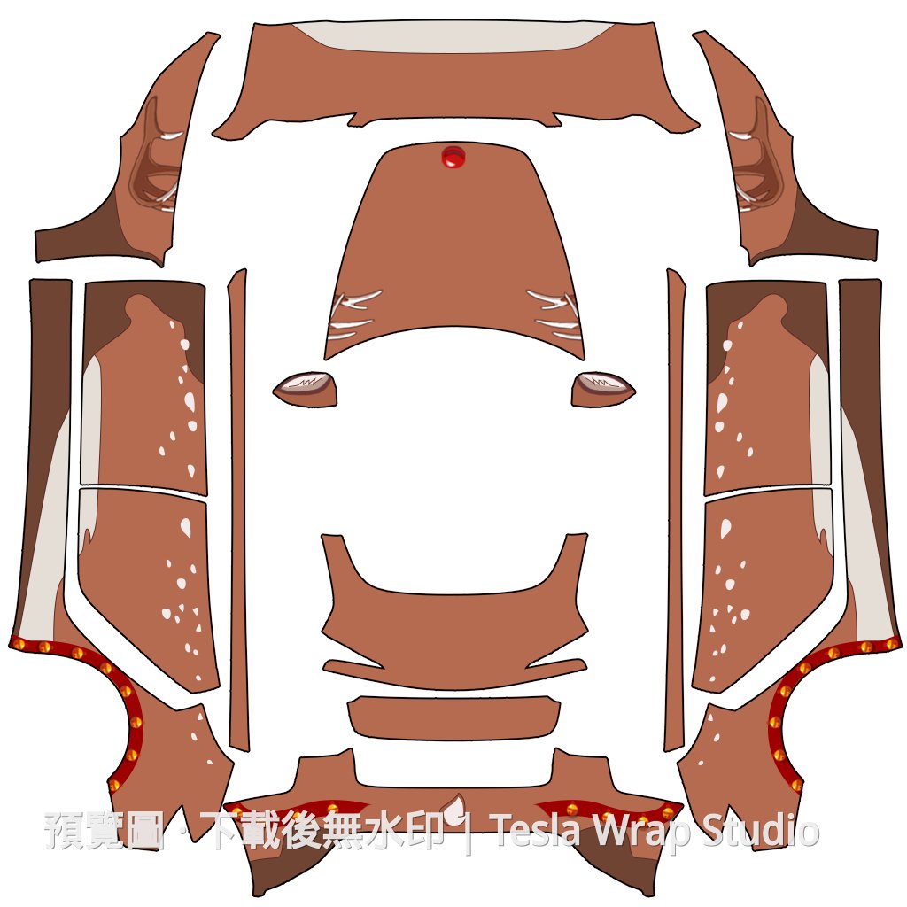 Model 3 Wraps 資料夾範本