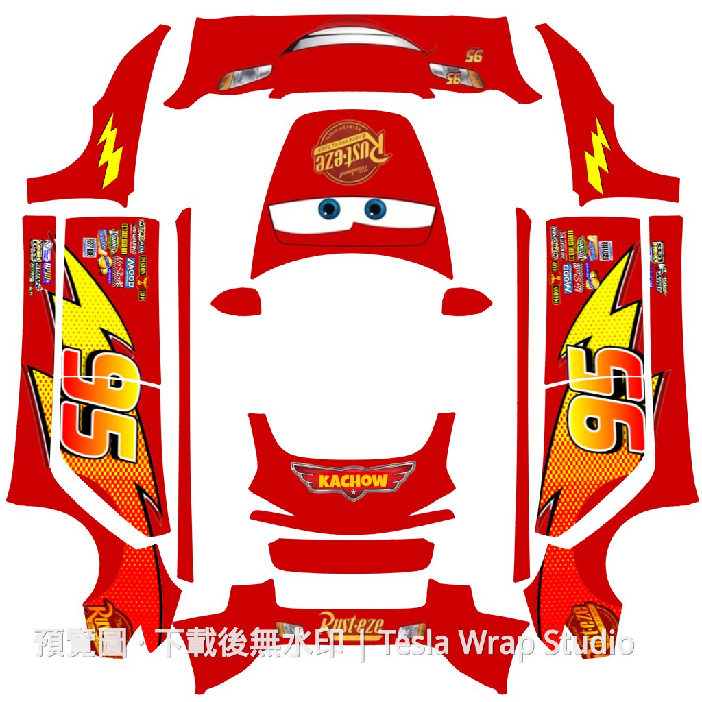 Model 3 (2024+) Standard & Premium 麥坤主題車體外觀範本