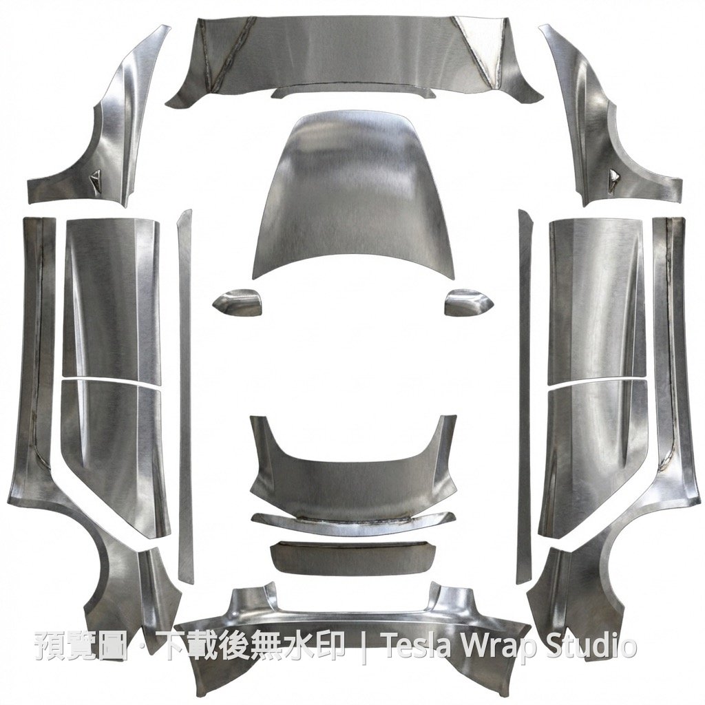 Model 3 (2024+) Standard & Premium 手工耿 2000000 超強鋼主題車體外觀範本
