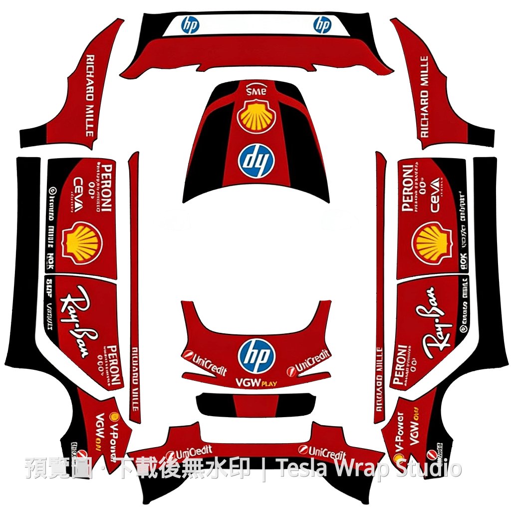 經典賽車塗裝 6 - Model 3 (2024+) Standard & Premium
