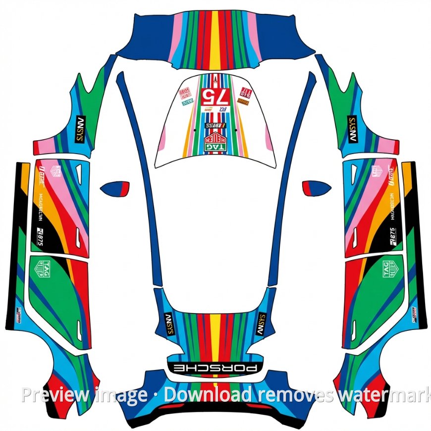 Colorful Racing Theme - Model 3