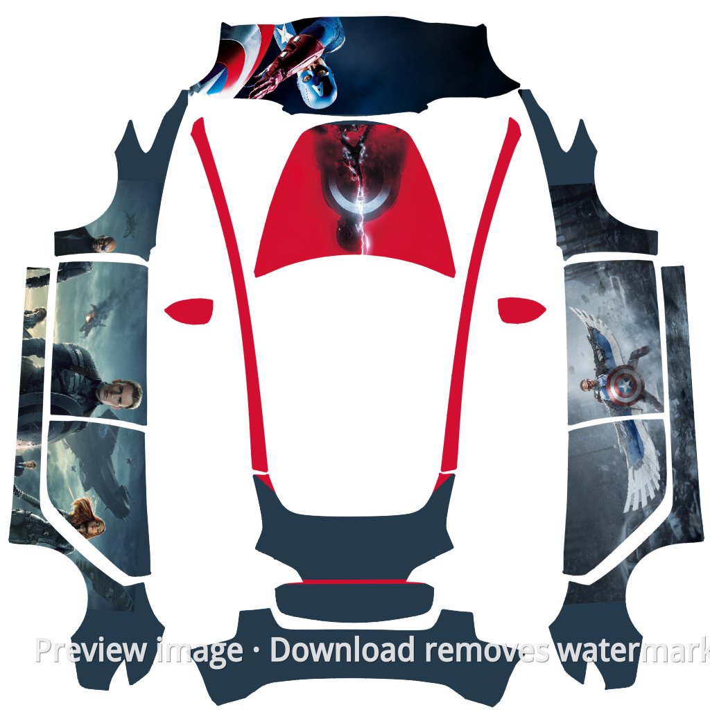 359 Model 3 Wrap Template