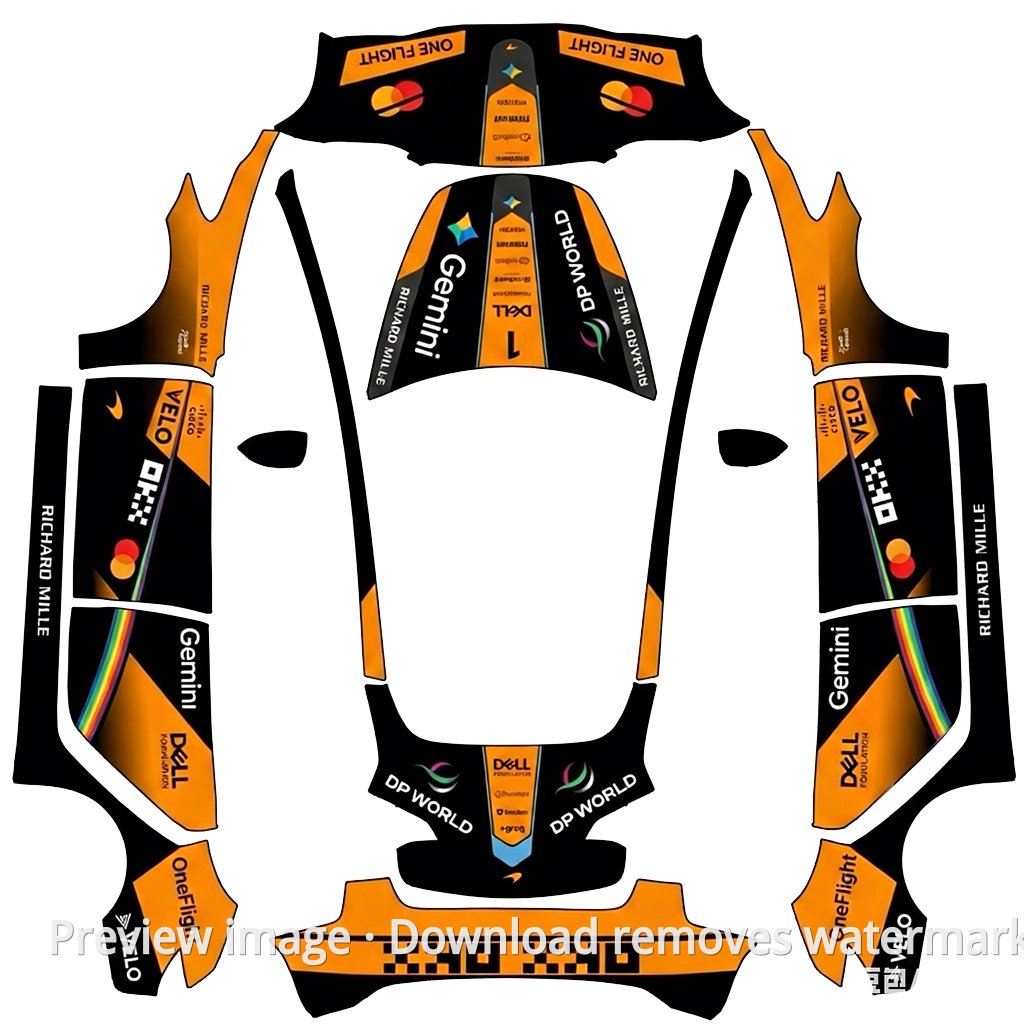 McLaren MCL40 Skin - Model 3