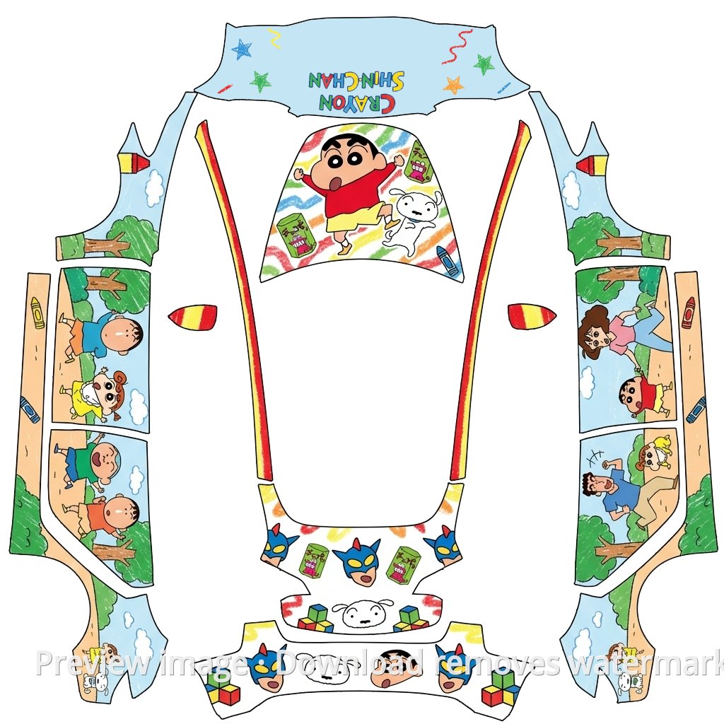 Hand-Drawn Shin-chan Theme - Model 3