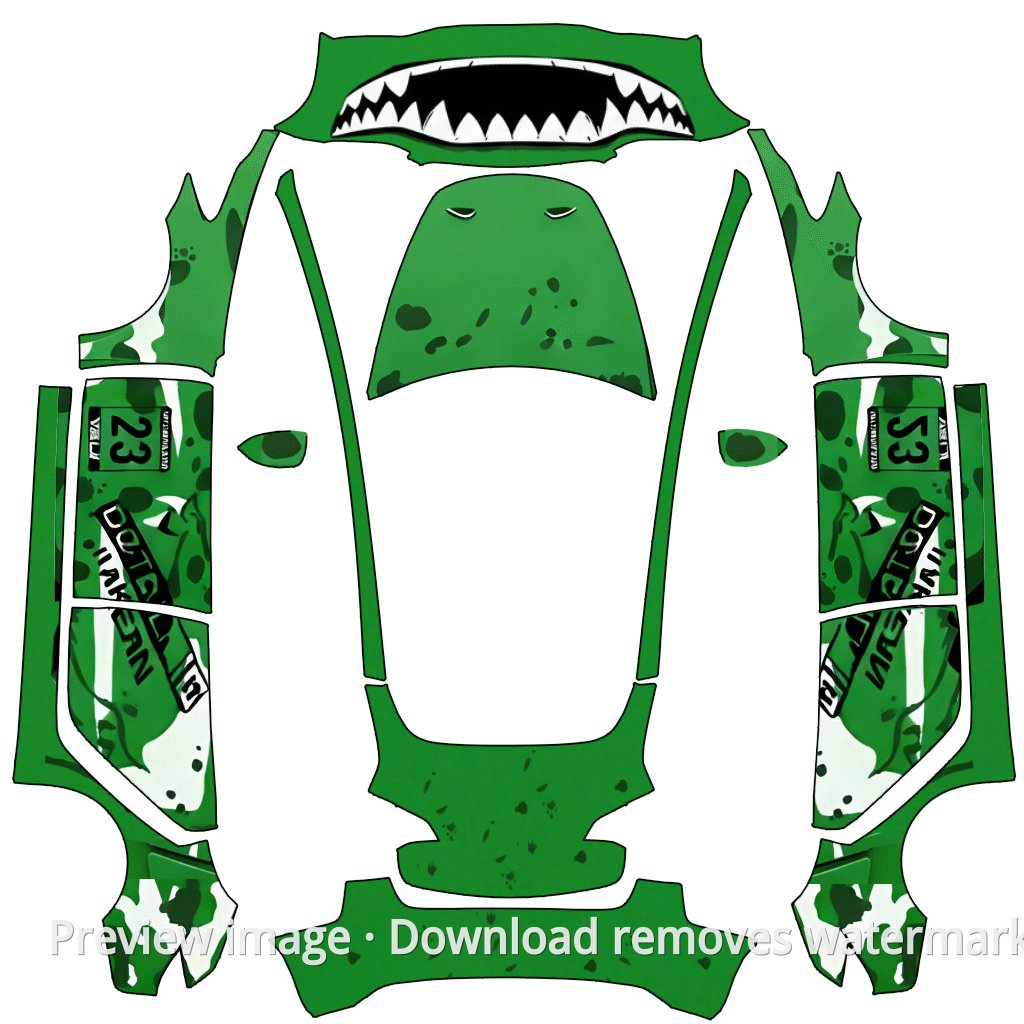 Green Dinosaur Theme - Model 3