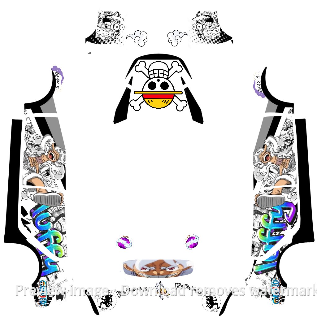 Model 3 One Piece Theme Wrap Template