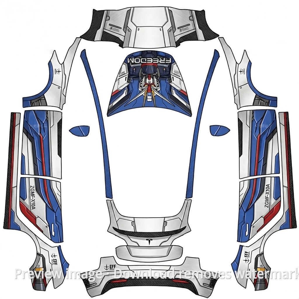 Gundam Seed Mecha Style Series Livery - Model 3