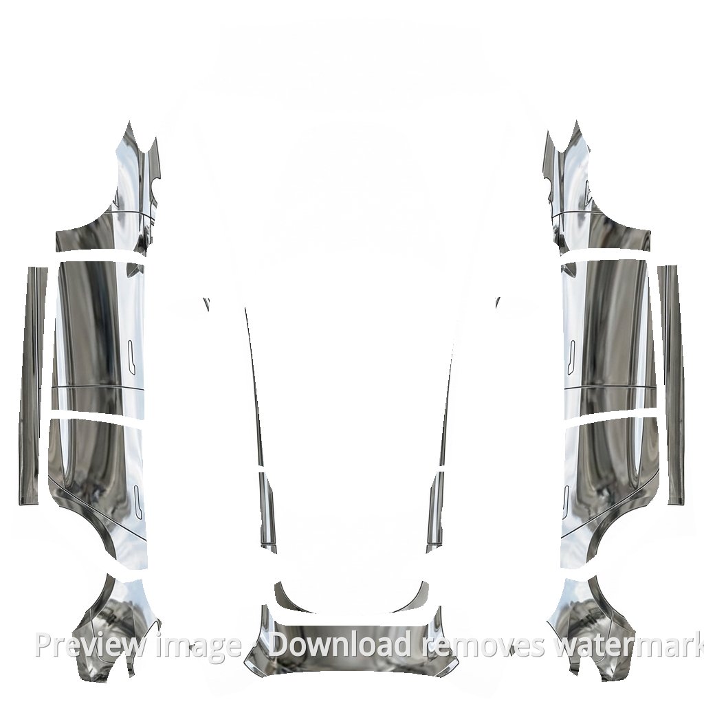 Silver Chrome Style - Model 3