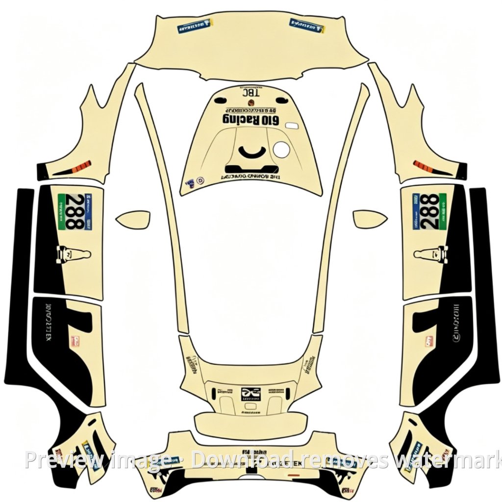 288 Porsche 911 GT3 Cup Theme - Model 3