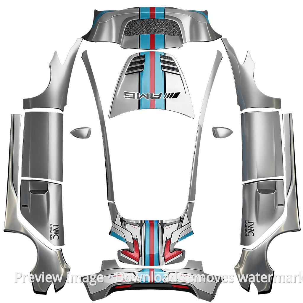 AMG Silver Hell 3D Effect Fixed Edition - Model 3