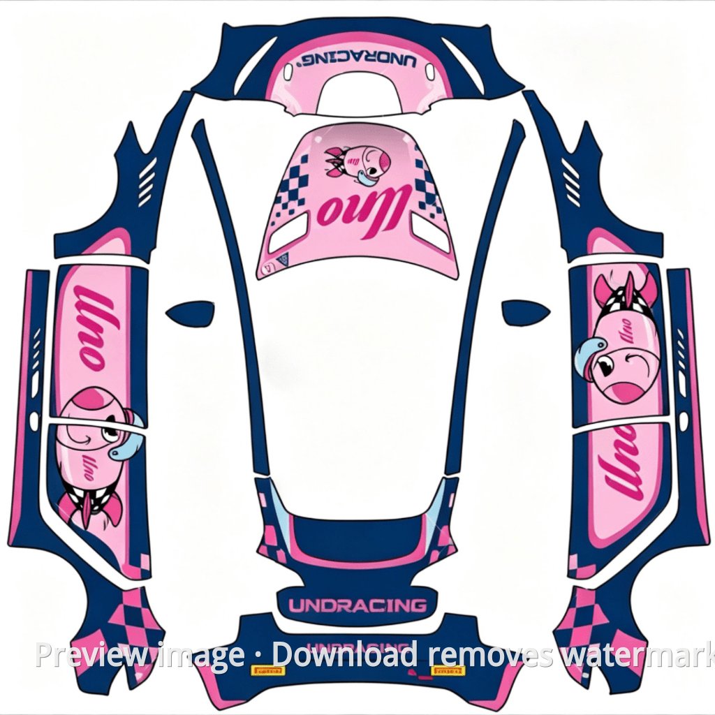 UnoRacing No. 71 Racing Skin - Model 3