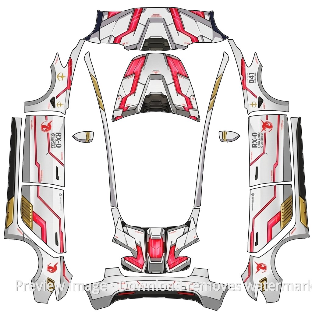 Gundam Astray Wrap Design - Model 3