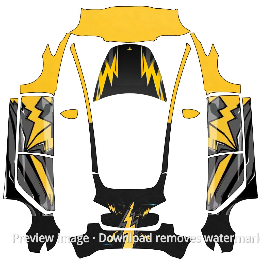 Pikachu Lightning Theme - Model 3