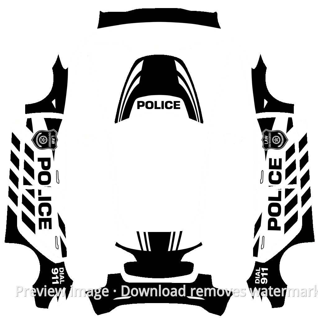 Police Car Series 2 - Model 3