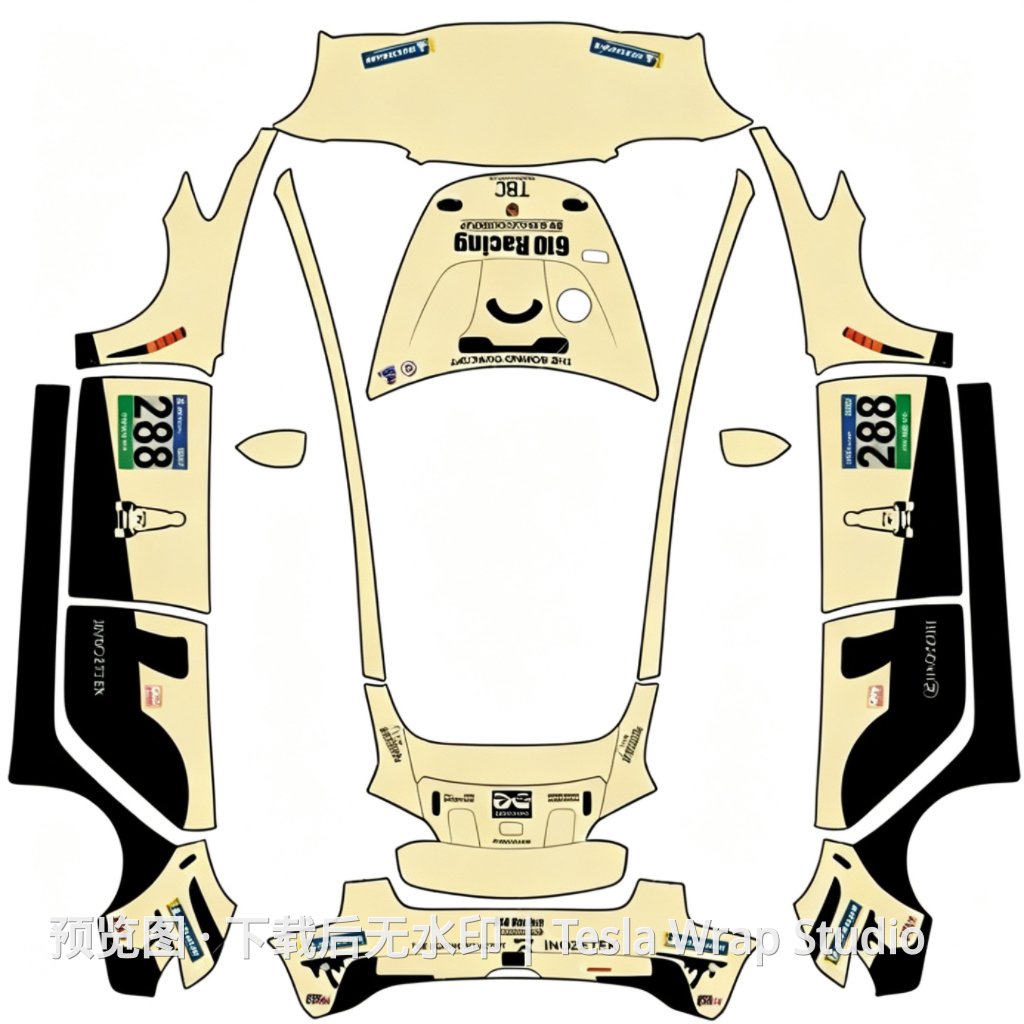 288 Porsche 911 GT3 Cup 主题 - Model 3