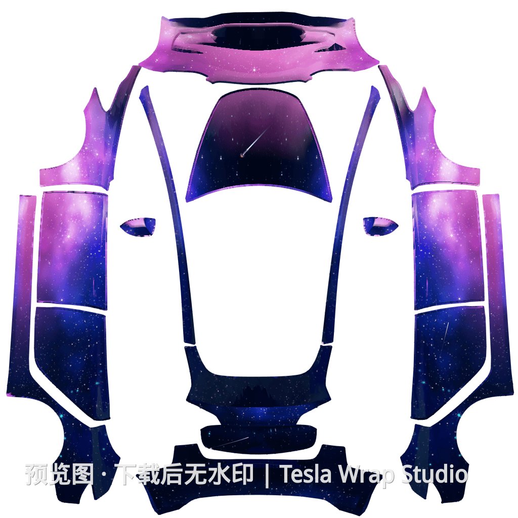 Model 3 编号 #7965 自定义模板 - Model 3 特斯拉喷漆车间模板