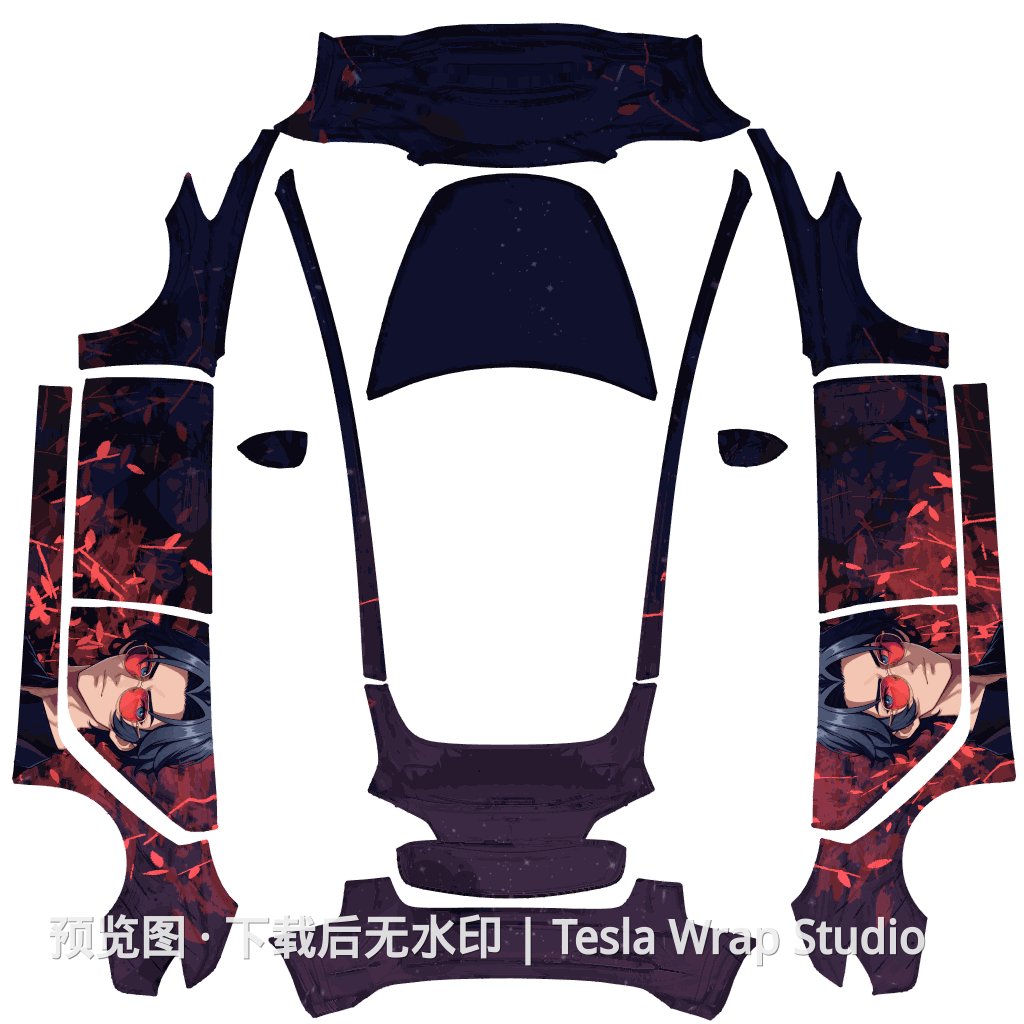 Model 3 307 编号外观模板