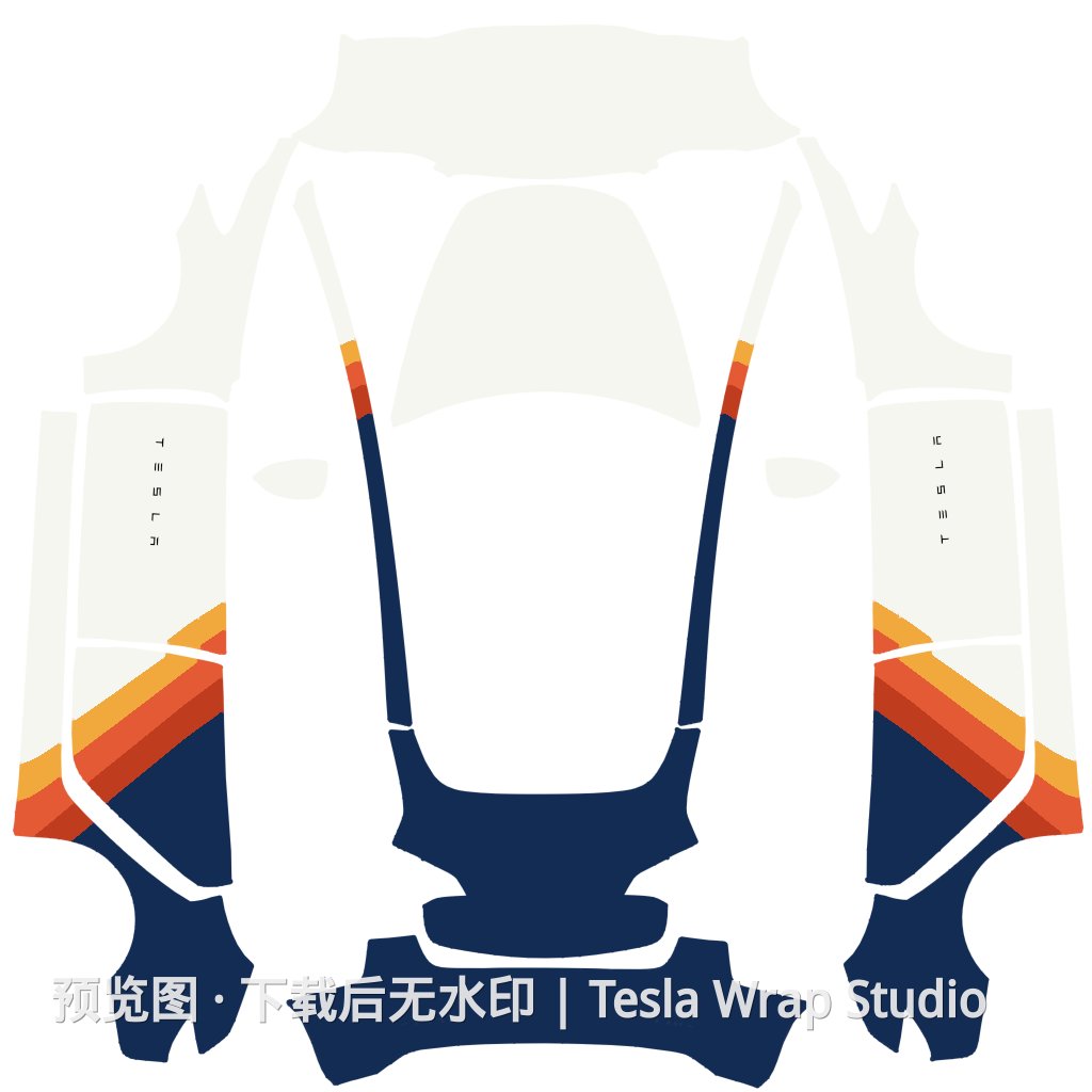 Model 3 编号 #2602 自定义模板 - Model 3 特斯拉喷漆车间模板